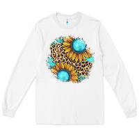 White gemstone leopard patch Long Sleeve Tee - JahusDesignShop