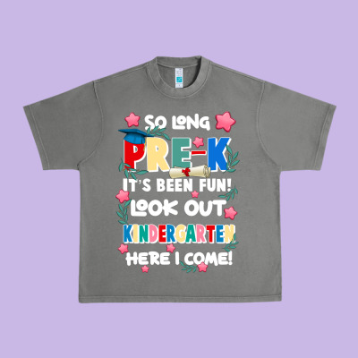 So Long Pre K Urban Heavy Tee Designed By Jahusdesignshop