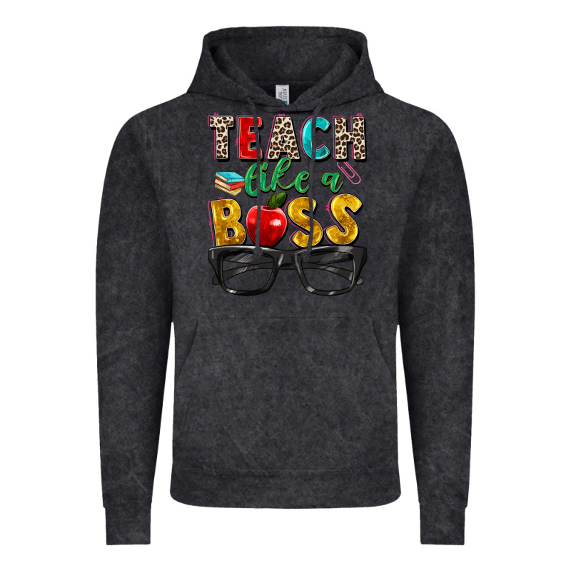 Teach Like A Boss Vintage Hoodie by Zillion Design Studio | Teevron