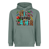 Sage wife mom teacher Heavyweight Hoodie - NancyCooperArtShop
