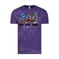 Cloud Purple dad man myth legend Vintage Tee - HRA Design Shop
