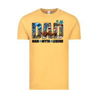 Vintage Mustard dad man myth legend Vintage Tee - HRA Design Shop