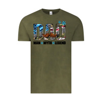 Vintage Olive dad man myth legend Vintage Tee - HRA Design Shop