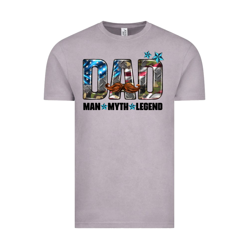 Dad Man Myth Legend Vintage Tee by HRA Design Shop | Teevron