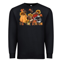 Black tis' the season Premium Sweatshirt - MaliasSmallBusiness