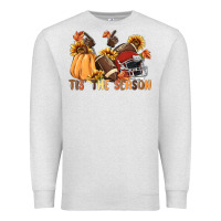 Oatmeal Heather tis' the season Premium Sweatshirt - MaliasSmallBusiness