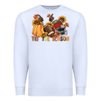 White tis' the season Premium Sweatshirt - MaliasSmallBusiness