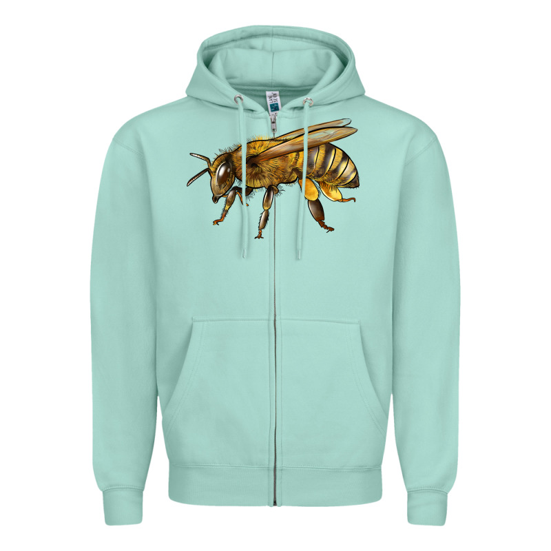 Bee Side Zipper Hoodie by LillyAllenDesigns | Teevron