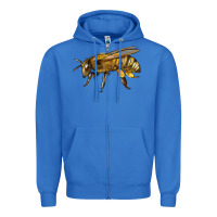 True Royal Bee Side Zipper Hoodie - LillyAllenDesigns
