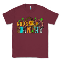 Burgundy gods country Classic Tee - AdoDesignShop