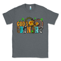 Charcoal Heather gods country Classic Tee - AdoDesignShop