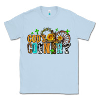 Dusty Blue gods country Classic Tee - AdoDesignShop