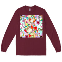 Summer Gnome Seamless Pattern Long Sleeve Tee | Teevron