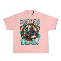 Salmon western rodeo darlin' bullfighter serape cowhide turquoise gemstones Urban Heavy Tee - BarkalooDesign