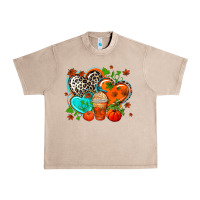 French Oak western leopard  fall   hearts Urban Heavy Tee - AdoDesignShop