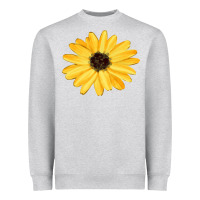 Heather Grey sunflower Heavyweight Sweatshirt - FaDigitalArtStudio