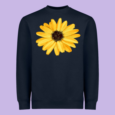 Sunflower Heavyweight Sweatshirt Designed By Fadigitalartstudio