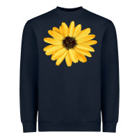 Navy sunflower Heavyweight Sweatshirt - FaDigitalArtStudio