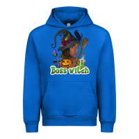 Cobalt Boss witch afro Urban Hoodie - NancyCooperArtShop