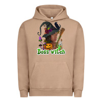 Pigment Burro Boss witch afro Urban Hoodie - NancyCooperArtShop