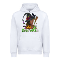 White Boss witch afro Urban Hoodie - NancyCooperArtShop