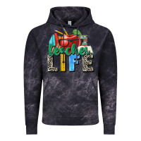 Cloud Black teacher life Vintage Hoodie - Zillion Design Studio