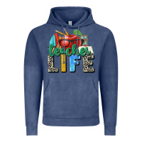 Vintage Denim teacher life Vintage Hoodie - Zillion Design Studio