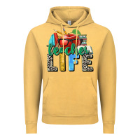 Vintage Mustard teacher life Vintage Hoodie - Zillion Design Studio