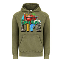 Vintage Olive teacher life Vintage Hoodie - Zillion Design Studio