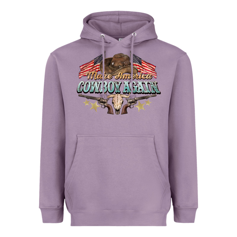 Make America Cowboy Again Heavyweight Hoodie by NancyCooperArtShop | Teevron