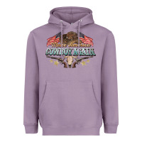 Lavender make america cowboy again Heavyweight Hoodie - NancyCooperArtShop