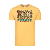Vintage Mustard only talking jesus today Vintage Tee - CowhideDigitalArt