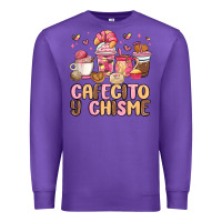 Purple cafecito y chisme Premium Sweatshirt - MaliasSmallBusiness