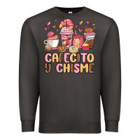 Smoke cafecito y chisme Premium Sweatshirt - MaliasSmallBusiness