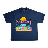 Navy beaching not teaching black back Urban Heavy Tee - JahusDesignShop