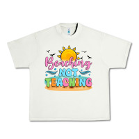 Pistachio beaching not teaching black back Urban Heavy Tee - JahusDesignShop