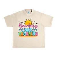 Sandshell beaching not teaching black back Urban Heavy Tee - JahusDesignShop