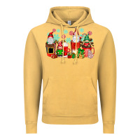 Vintage Mustard christmas gnomes coffee cups Vintage Hoodie - texasbilliewilder