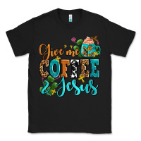 Black gıve me coffee and jesus Classic Tee - AdoDesignShop