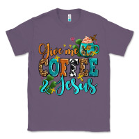 Lavender gıve me coffee and jesus Classic Tee - AdoDesignShop