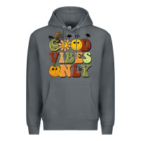Rock halloween good vibes only Premium Hoodie - BarkalooDesign