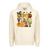 Sandshell halloween good vibes only Premium Hoodie - BarkalooDesign