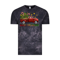 Cloud Black Merry And Bright Christmas Trees Truck Vintage Tee - FaDigitalArtStudio
