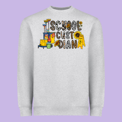 School Cust Dian Heavyweight Sweatshirt Designed By Cowhidedigitalart