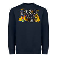 Navy school cust dian Heavyweight Sweatshirt - CowhideDigitalArt