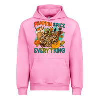 Fuchsia Pink Pumpkin spice everything Urban Hoodie - NancyCooperArtShop