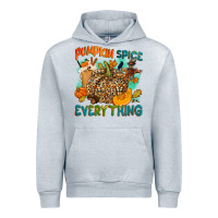 Heather Grey Pumpkin spice everything Urban Hoodie - NancyCooperArtShop