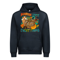 Navy Pumpkin spice everything Urban Hoodie - NancyCooperArtShop