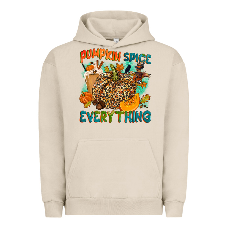 Pumpkin Spice Everything Urban Hoodie by NancyCooperArtShop | Teevron