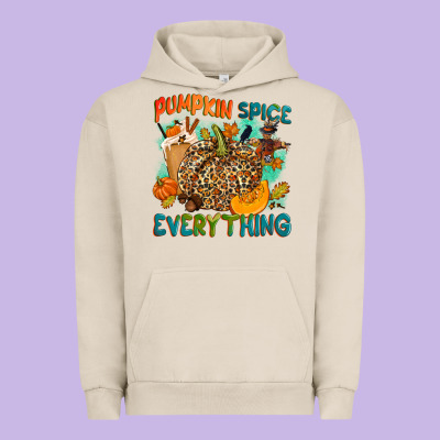 Pumpkin Spice Everything Urban Hoodie Designed By Nancycooperartshop